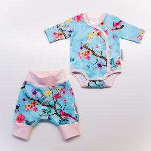 bodi ja püksid "spring blossom melody" | suurus 44|