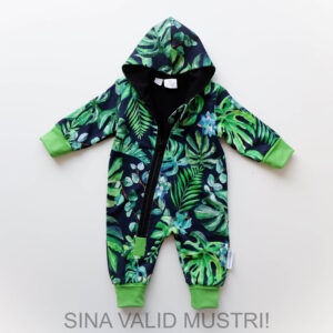 GOMERA beebi autosõidukombe Signature Print Suurte lehtedega