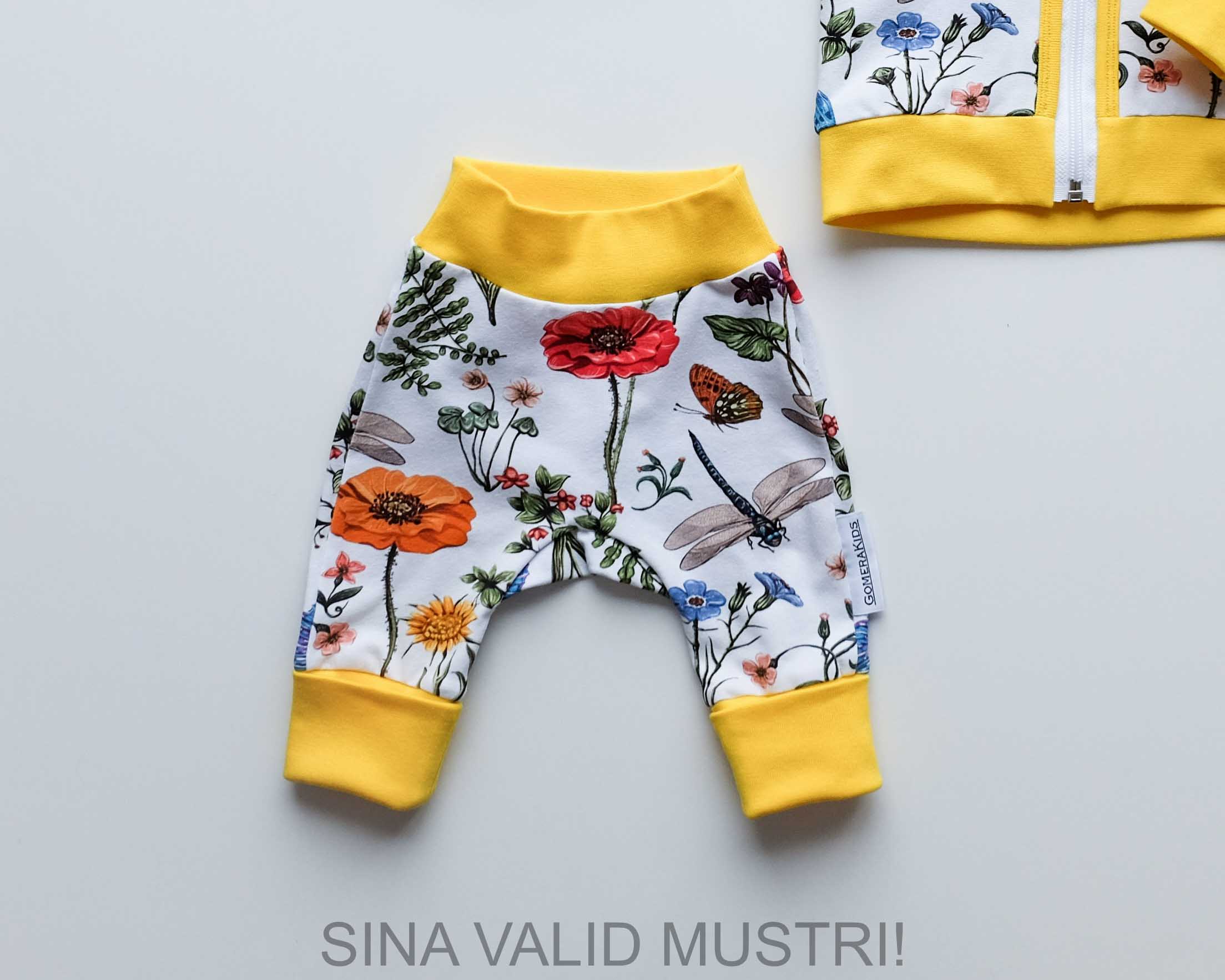 Mugavad laste haaremipüksid aktiivseks liikumiseks. GOMERA streetwear stiilis lasteriided Eesti disainerilt.